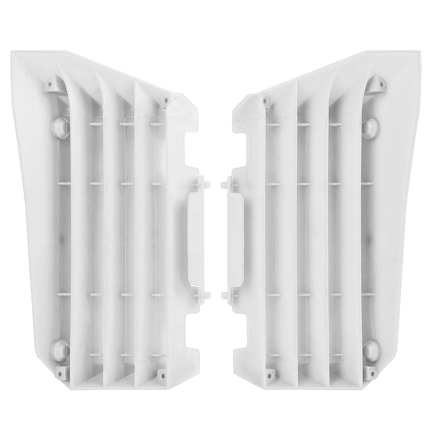 Polisport Yamaha Radiator Louvers YZF 250 2014 - 2018 YZF 450 14 - 2017 WRF 250 YZ 250 FX 2015 - 2019 WRF 450 YZ 450 FX 2016 - 18, White