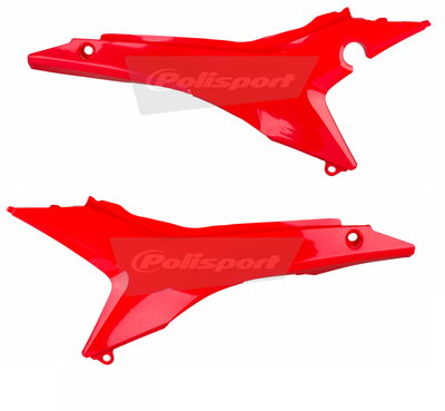 Polisport Honda Plastic Kit with Fork Guards CRF 250 R 2014 - 2017 CRF 450 R 2013 - 2016, All Red