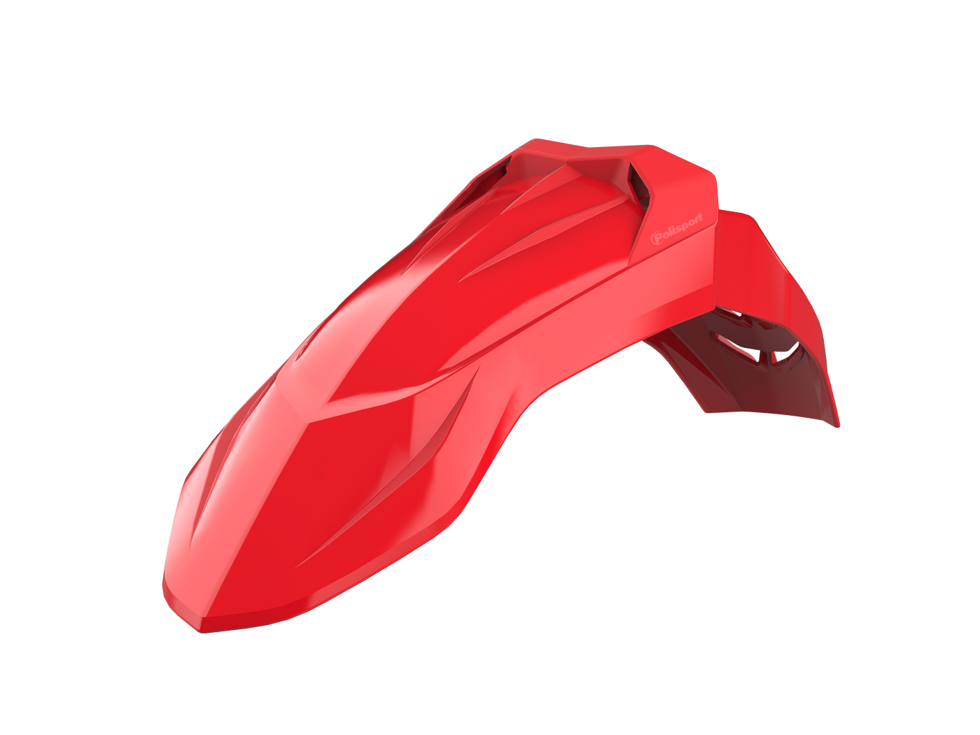 Polisport Universal Supermoto Front fender Vented Red