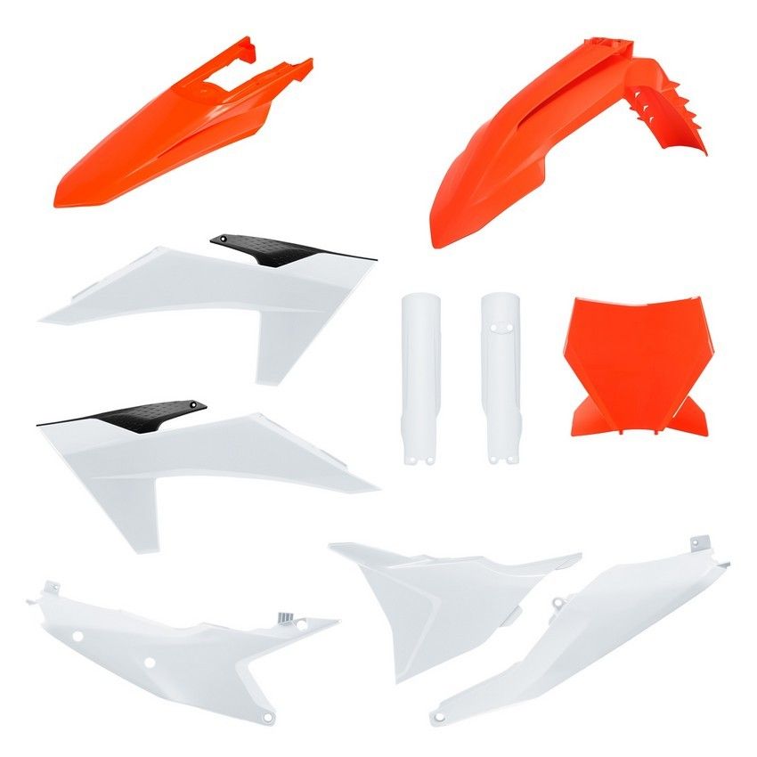 Polisport KTM Plastic Kit SX SXF 2023 - 2024, OEM Orange White