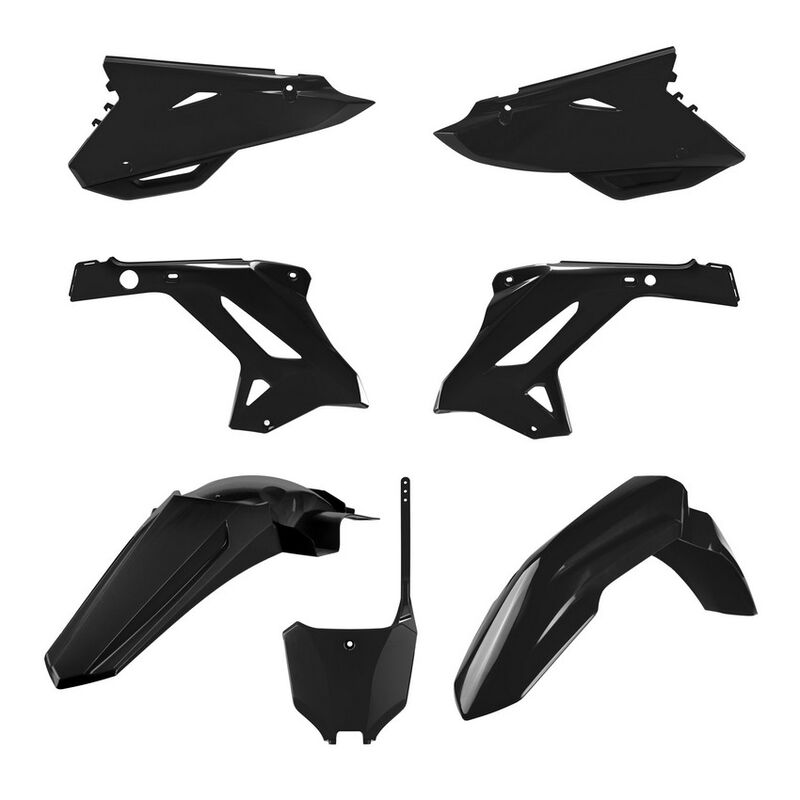 Polisport Honda Restyle Plastic Kit CR 125 CR 250 2002 - 2007, Black