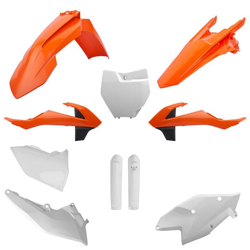 Polisport KTM Plastic Kit with Fork Guards SX SXF 2016 - 2018 SX 250 2017 - 2018, OEM 18