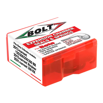 Bolt Motorcycle Hardware Beta 2 Stroke Expansion Chamber Seals & Springs RR 2013 - 2024 X Trainer 2015 - 24 RX 300 2021 – 24