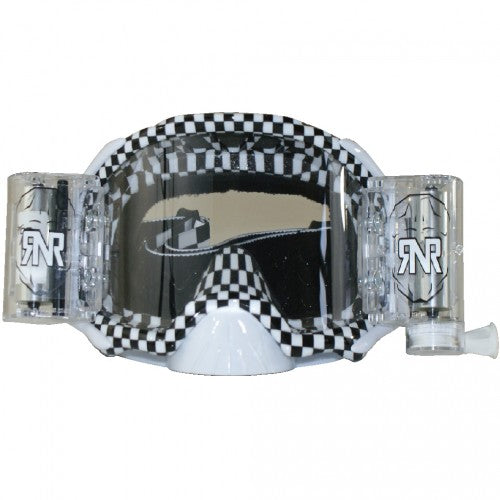 Rip n Roll Platinum WVS Goggles, Chequered Flag