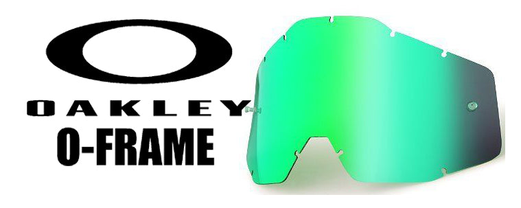 Goggle Shop Oakley O Frame / 2000 Mirror Tear off Lens, Green