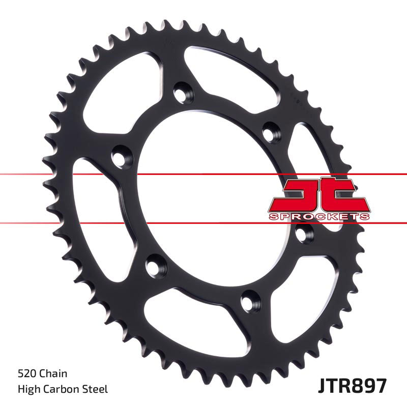 JT Sprockets Steel Rear Sprocket KTM SX 1995 - 2021 SXF 250 2006 - 21 SXF 350 2011 - 21 SXF 450 2007 - 21 Husqvarna TC FC 2014 - 21, 48T