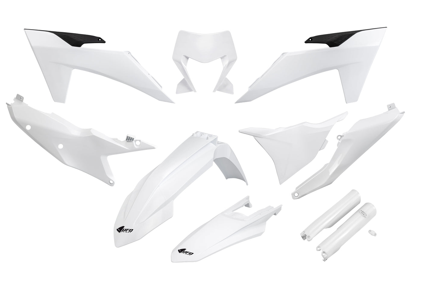 UFO Plastic Kit KTM EXC EXCF 2024 - 2025, White