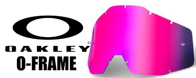 Goggle Shop Oakley O Frame / 2000 Mirror Tear off Lens, Pink