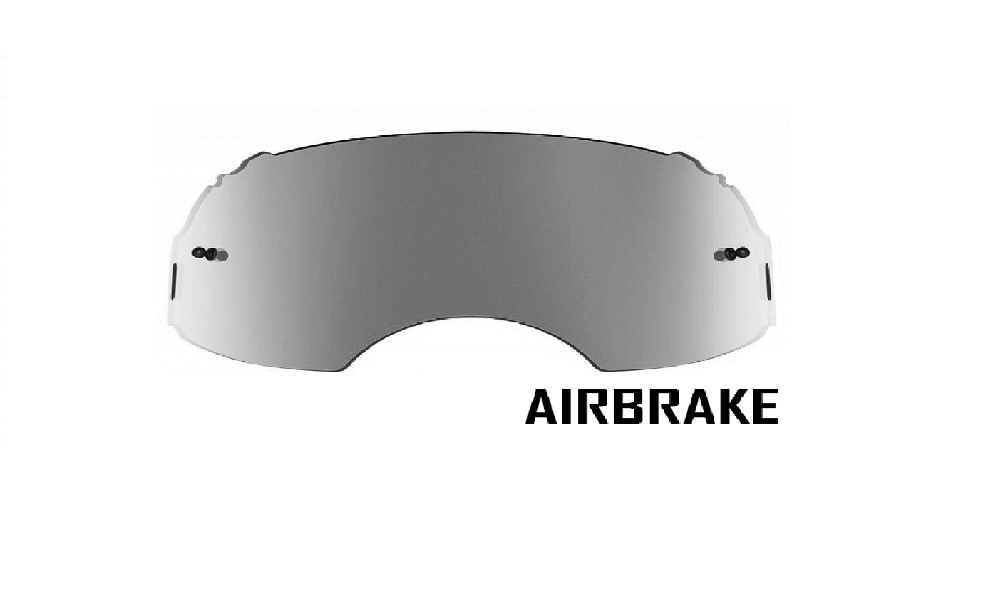 Goggle Shop Oakley Airbrake Tear Off Lens, Mirror Silver