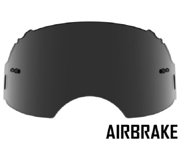 Goggle Shop Oakley Airbrake Tear Off Lens, Smoke