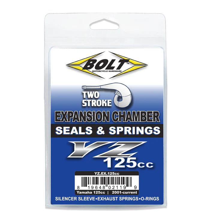 Bolt Motorcycle Hardware Yamaha 2 Stroke Expansion Chamber Seals & Springs YZ 125 2001 - 2025 YZ 125 X 2021 - 25