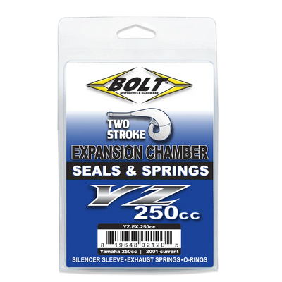 Bolt Motorcycle Hardware Yamaha 2 Stroke Expansion Chamber Seals & Springs YZ 250 2001 - 2025 YZ 250 X 2016 - 25