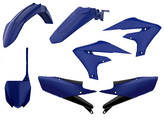 Polisport Yamaha Plastic Kit YZF 250 2019 - 2022 YZF 450 2018 - 22, All Blue