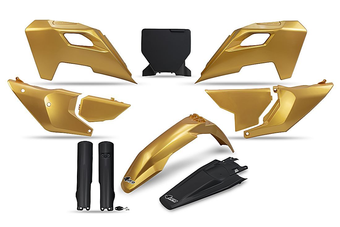 UFO Plastic Kit Husqvarna TC FC 2023 – 2024, Gold / Black