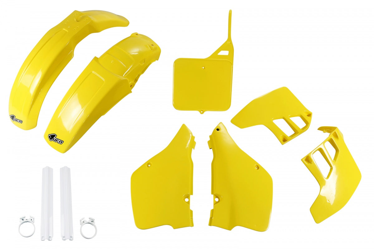 UFO Plastic Kit Suzuki RM 125 1989 - 1991, OEM Yellow