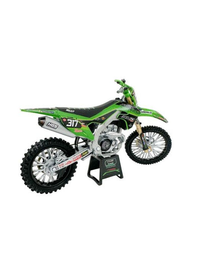 New Ray Toys 1:12 Mathis Valin #317 Bud Racing Kawasaki KXF Toy Model