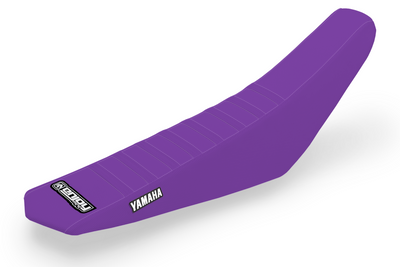 Enjoy Manufacturing Yamaha Seat Cover YZ 125 YZ 250 2002 - 2021 Ribbed Logo, All Purple