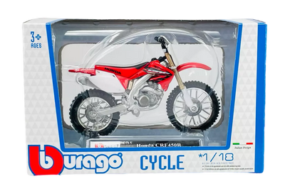 Burago Toy Models 1:18 Honda CRF 450 R Toy Model